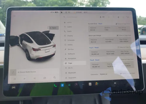 2021 Tesla Model Y Long Range Dual Motor All-Wheel Drive из США, поврежденный, VIN 5YJYGDEE8MF124910